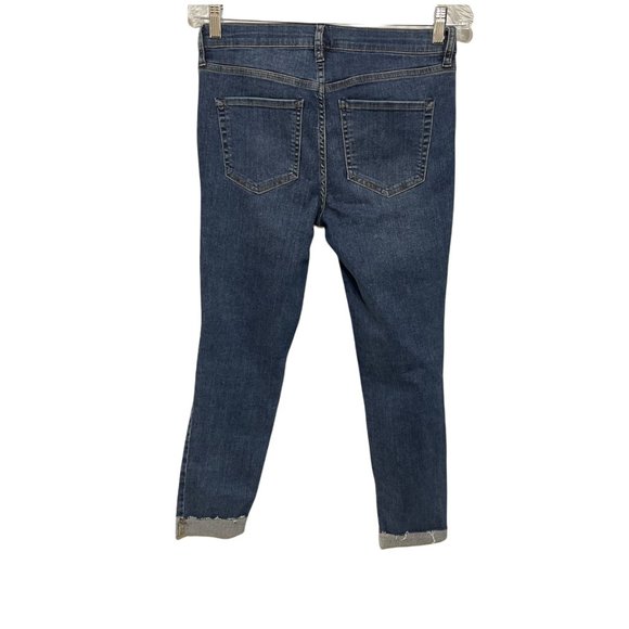 Free People Size 28 Heritage Button Fly Distressed Jeans - Picture 3 of 7